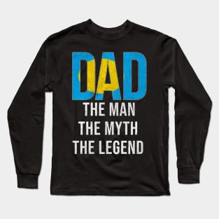 Palauan Dad The Man The Myth The Legend - Gift for Palauan Dad With Roots From Palauan Long Sleeve T-Shirt